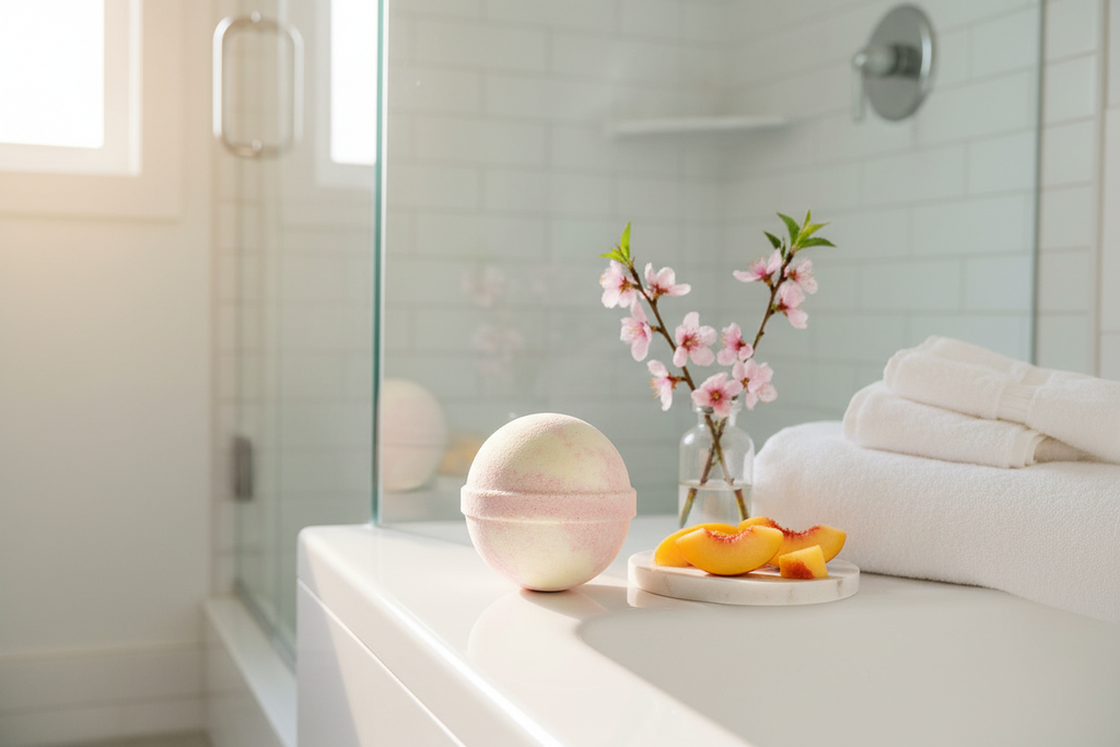 Lifestyle – Georgia Peach Bath Bomb