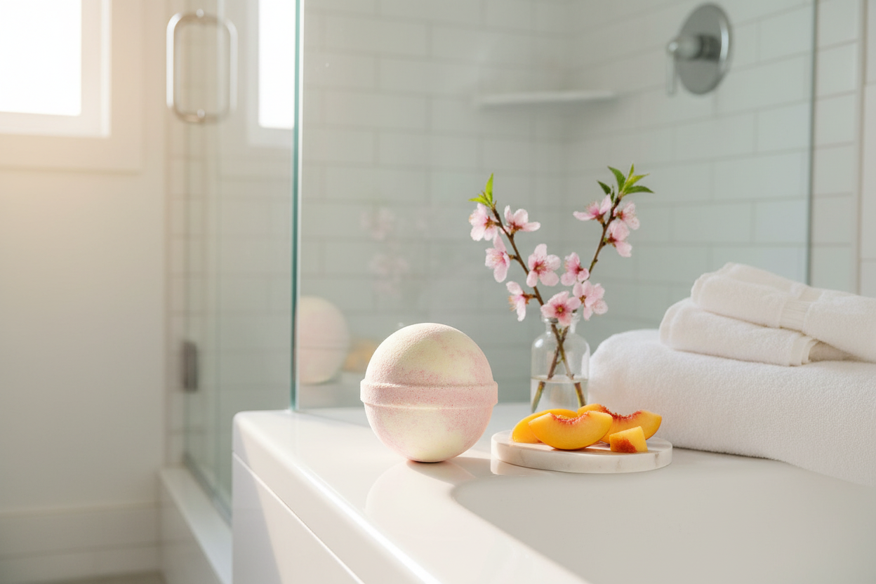 Lifestyle – Georgia Peach Bath Bomb
