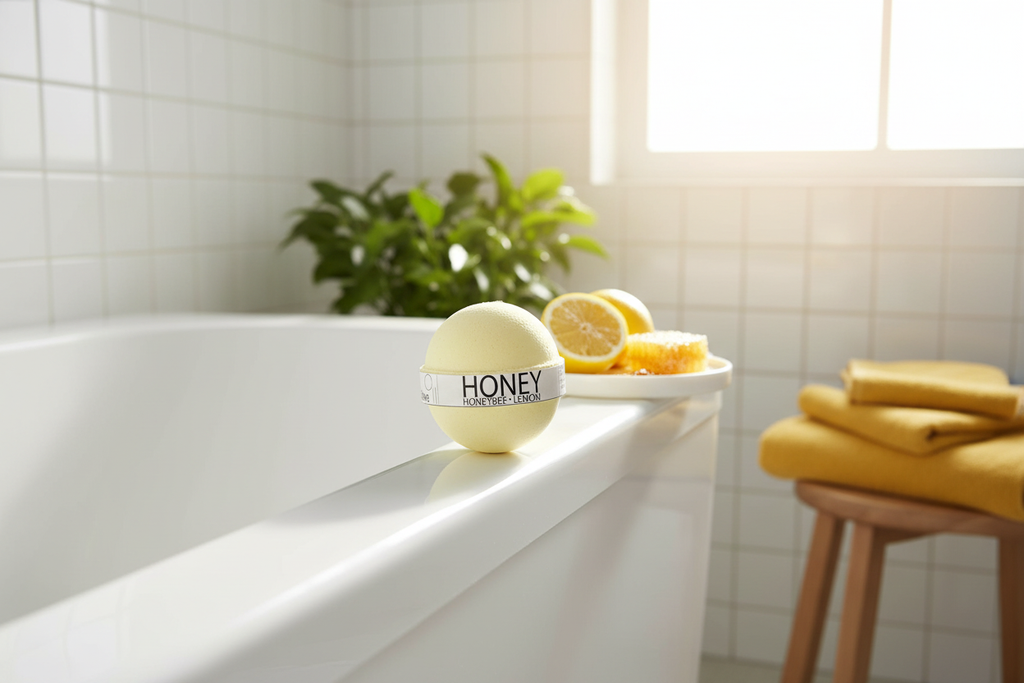 Lifestyle – Honeybee Lemon Bath Bomb