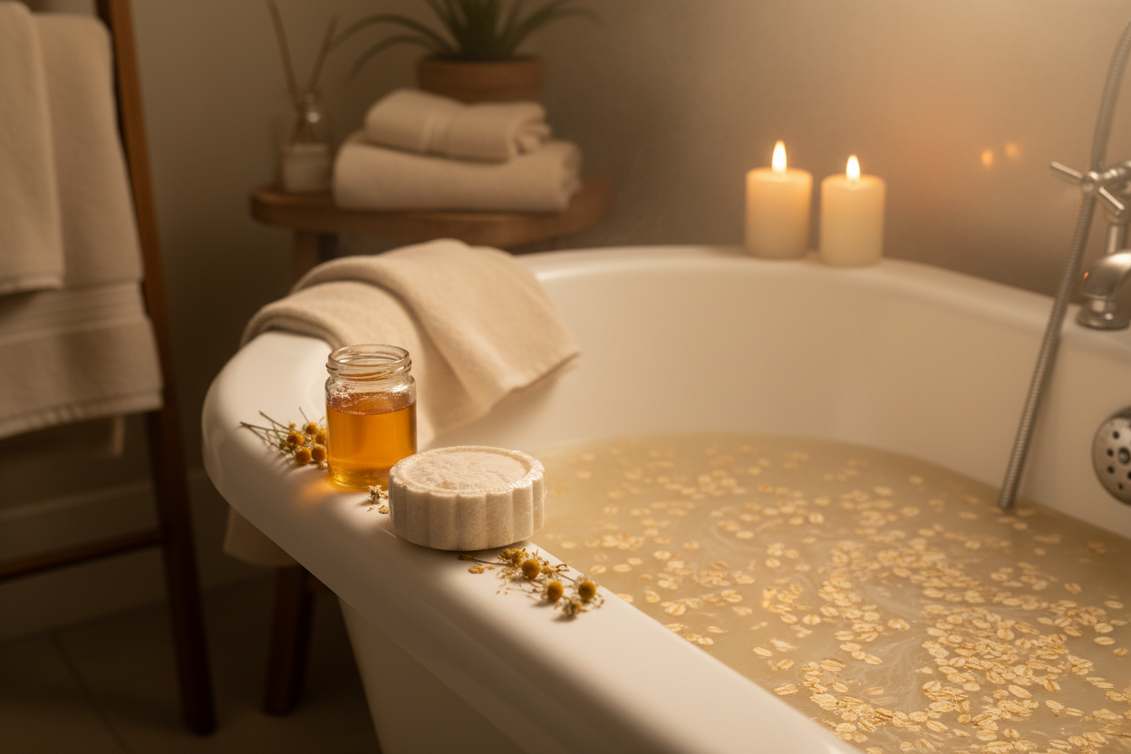 Lifestyle – Oats & Honey Bath Bomb