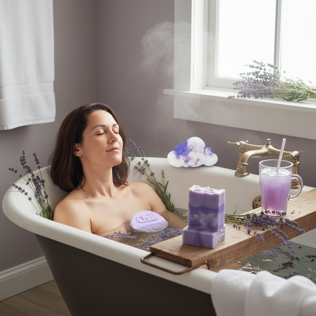 Peaceful Lavender Relaxation