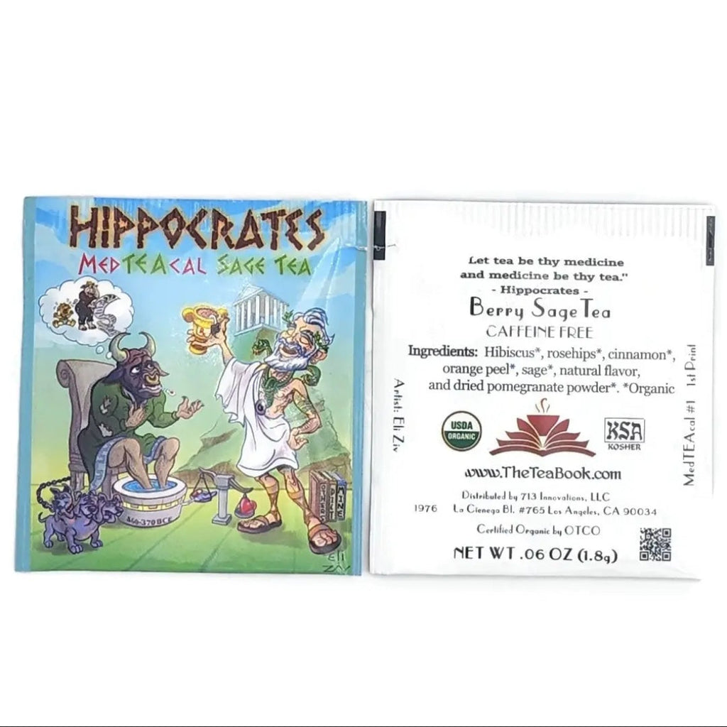 Hippocrates Med-TEA-Cal Berry Sage Tea 10ct Tea  Bags Aura & Wellness