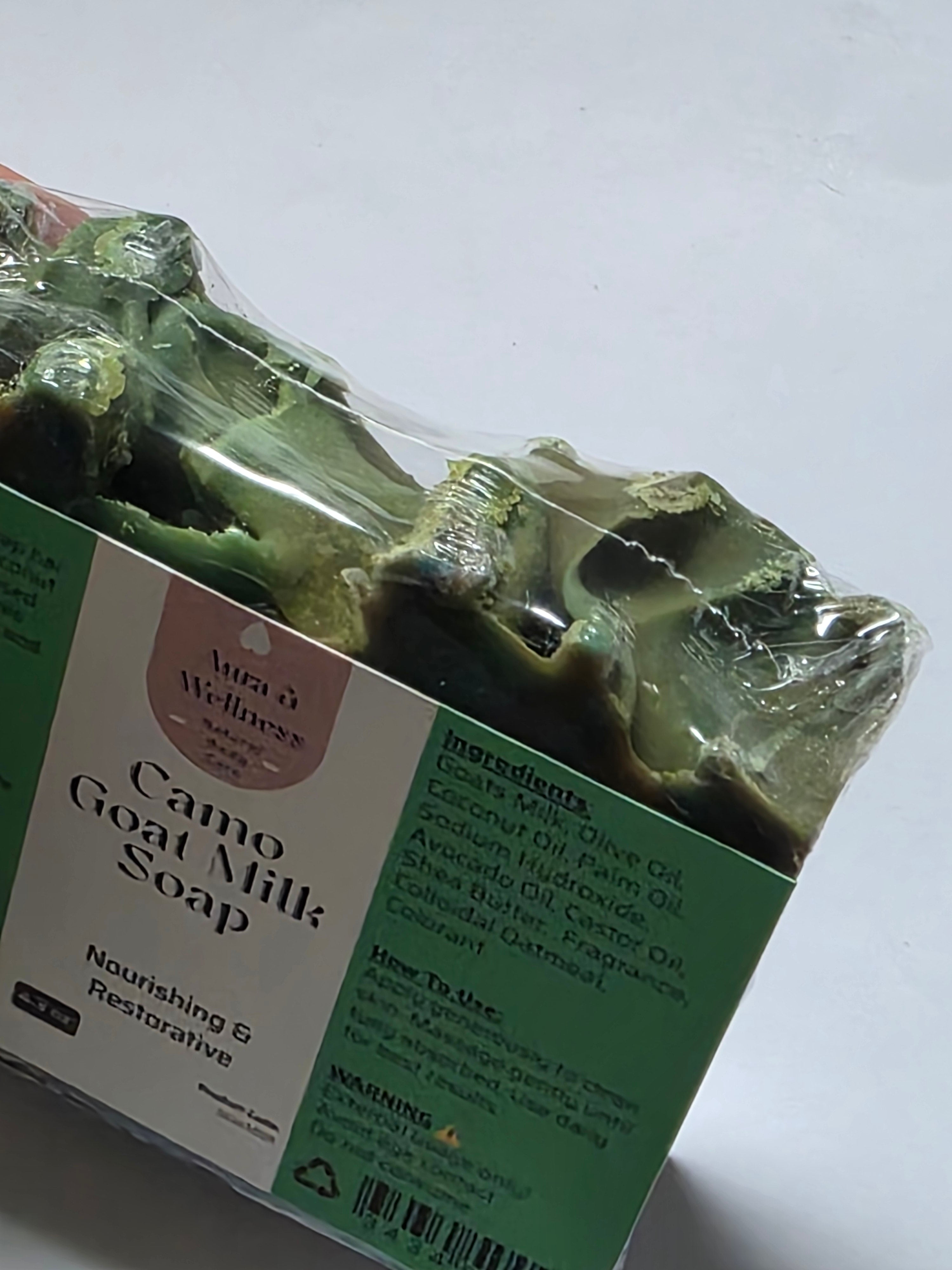 Camo Goat Milk Soap Aura & Wellness