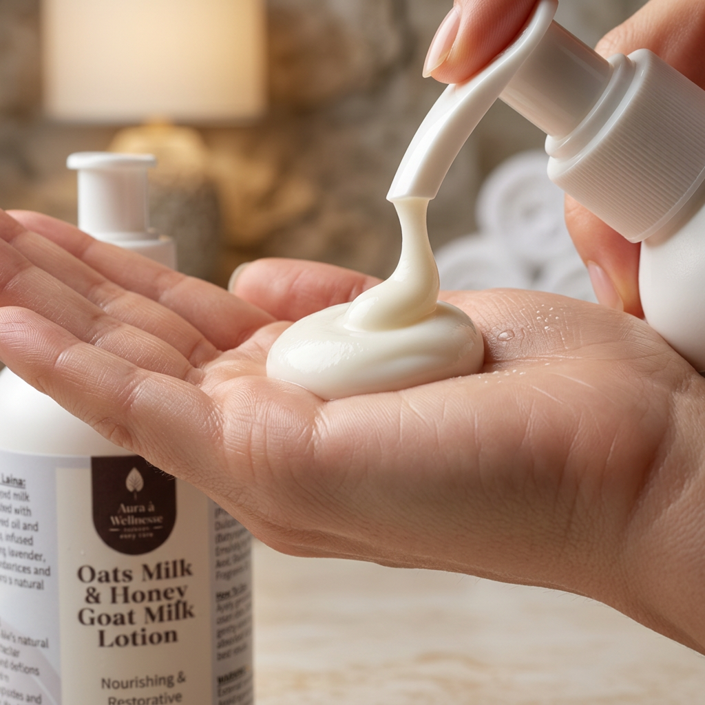 Oat Milk & Honey Body Lotion – Skin That Feels Like It's Been Taken Care Of Aura & Wellness