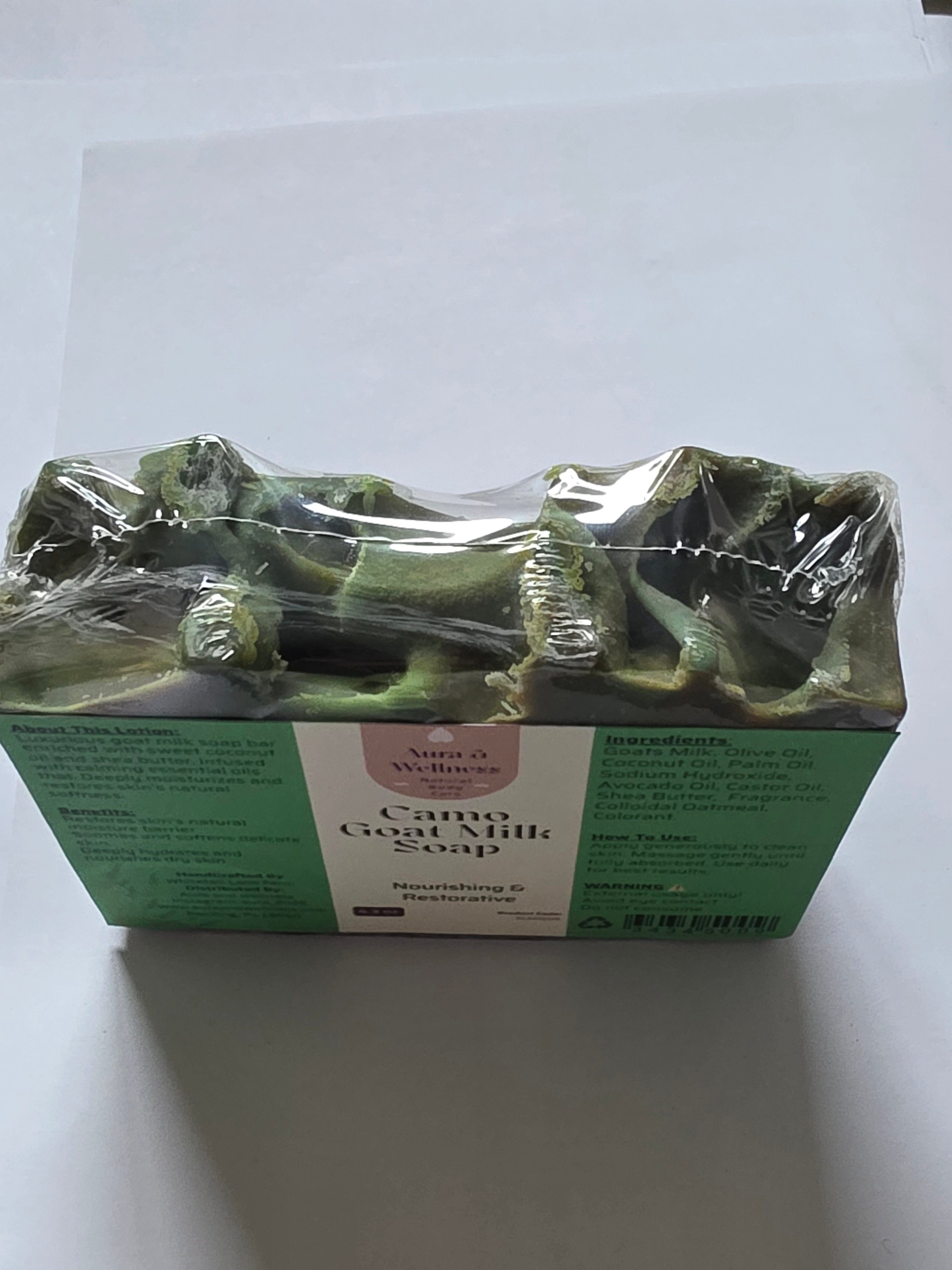 Camo Goat Milk Soap Aura & Wellness