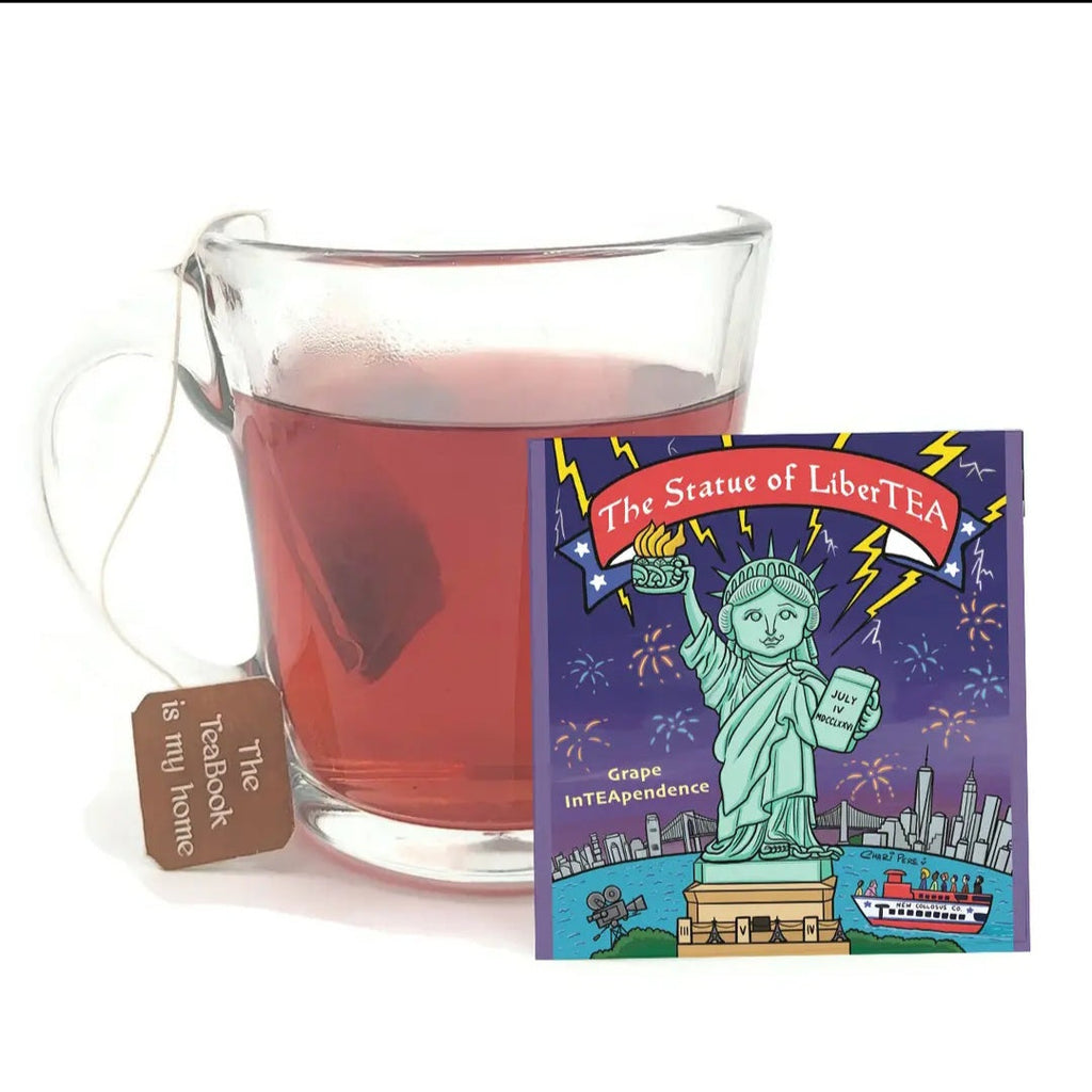 The Statue of LiberTEA Grape InTEApendence Tea Cube - 20ct Tea Bags Aura & Wellness