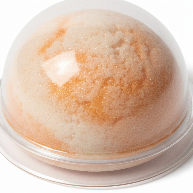 Texture Close-Up – Orange Cream Bath Truffle