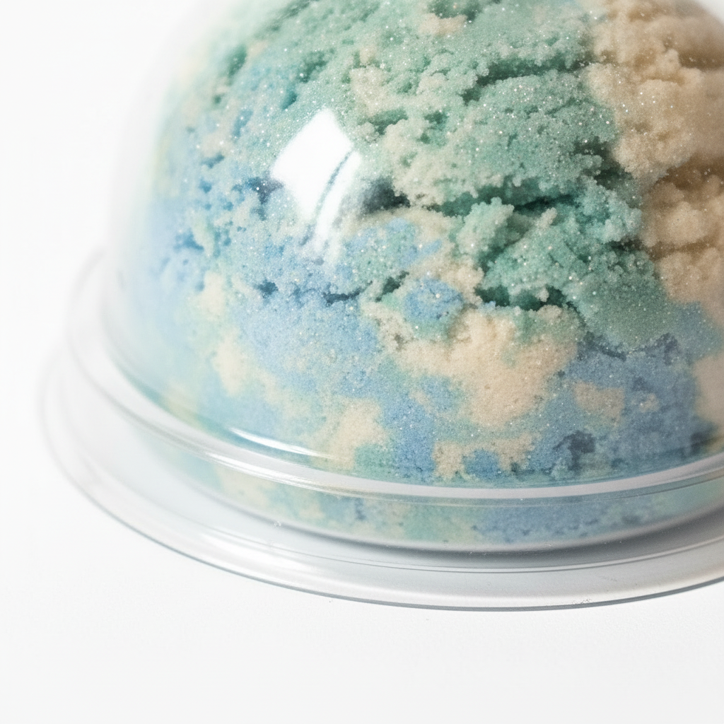 Texture Close-Up – Sea Salt Agave Bath Truffle