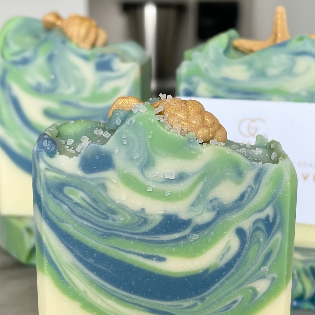 Texture Close-Up – Sea Salt Agave Luxury Soap