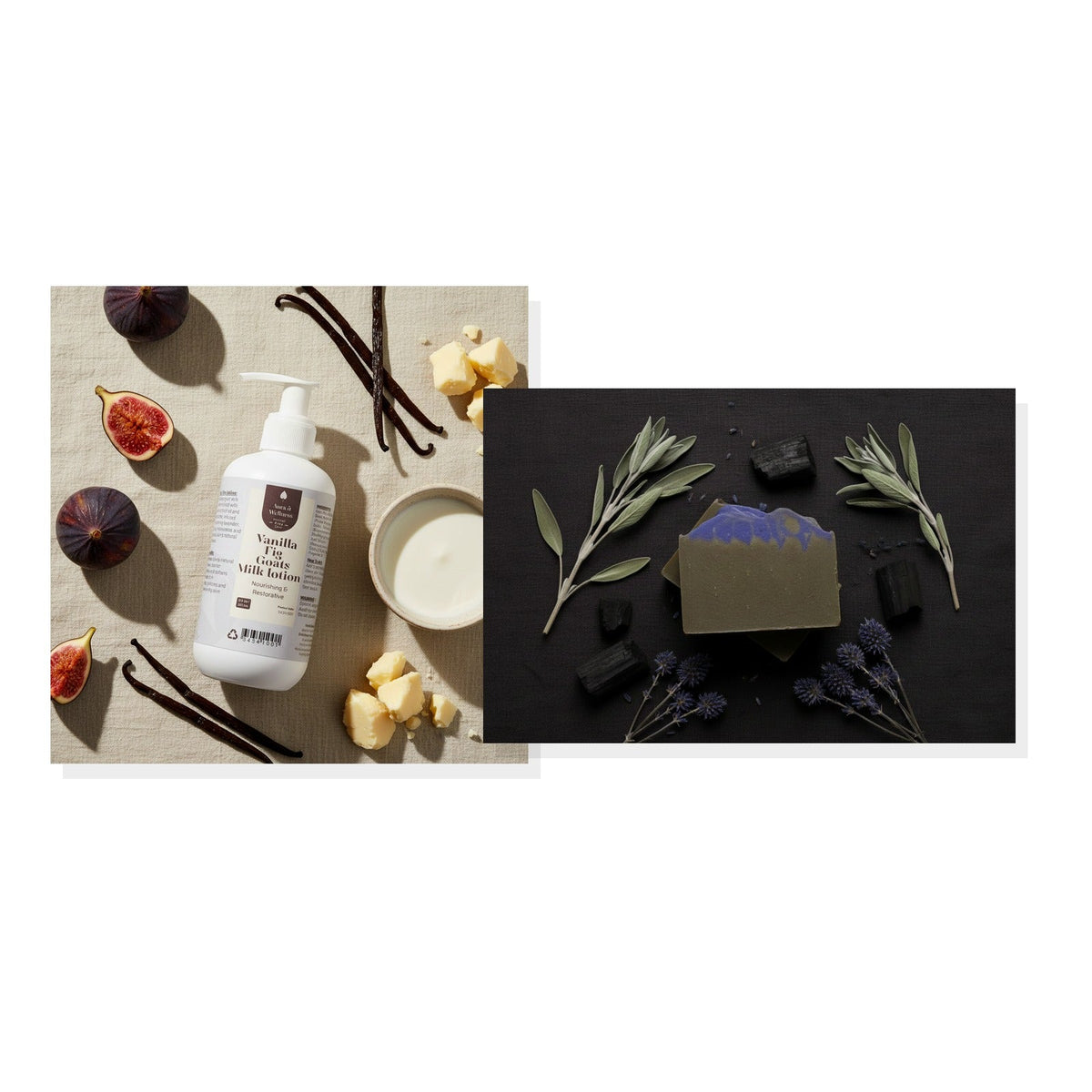 Vanilla Fig Goat Milk Soap & Lotion Duo Aura & Wellness