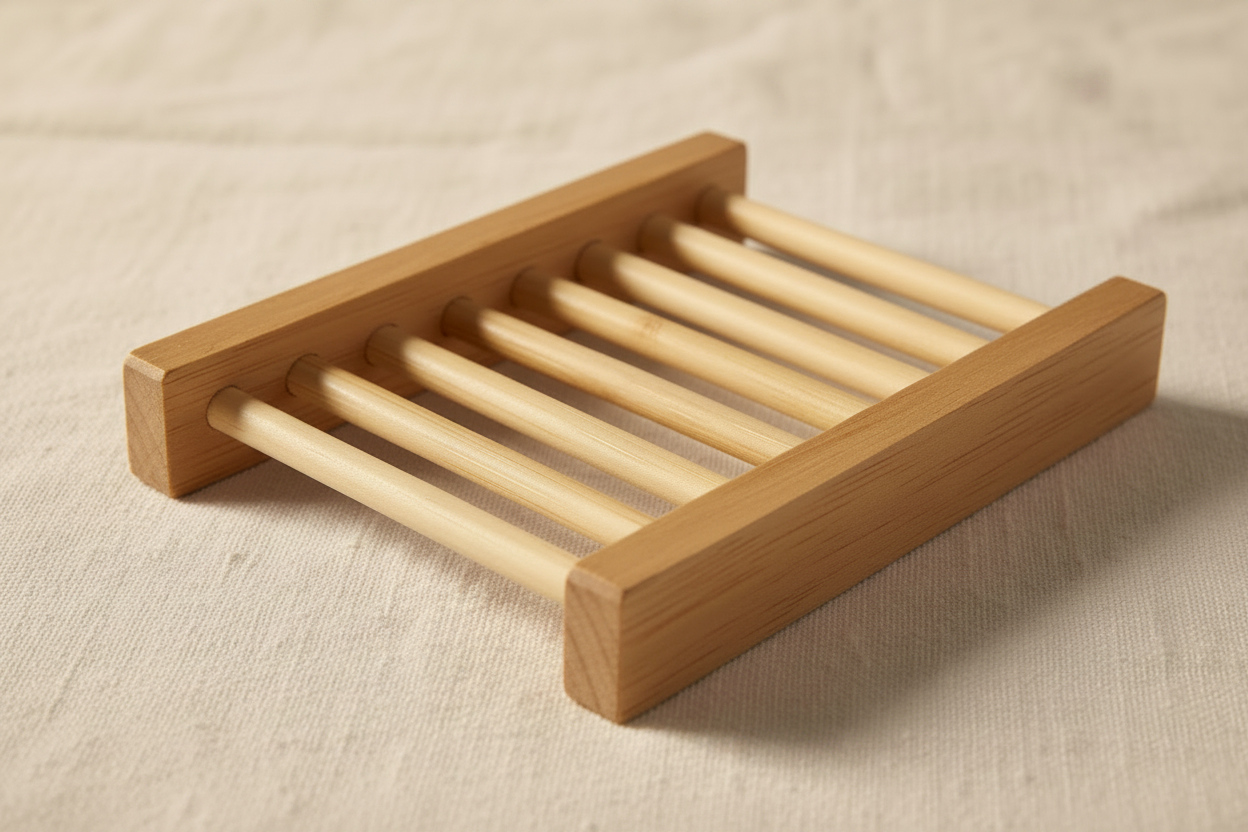 Bamboo Soap Dish Aura & Wellness